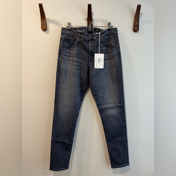 NWT AG Jeans FARRAH High-Rise Skinny Ankle Ashen Blue-Gray Stretch Size 30R - Picture 8 of 16